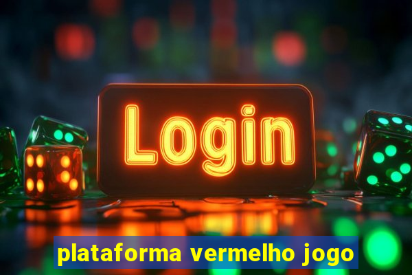 plataforma vermelho jogo